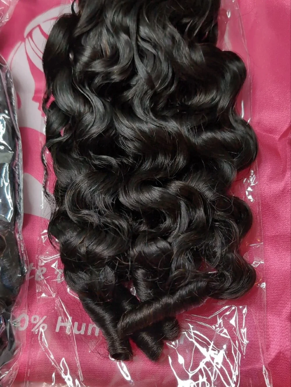 14 16 18 In Burmese Curly Human Hair Bundles 3C4A Water Wave 1B